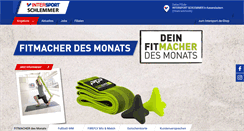 Desktop Screenshot of intersport-schlemmer.de